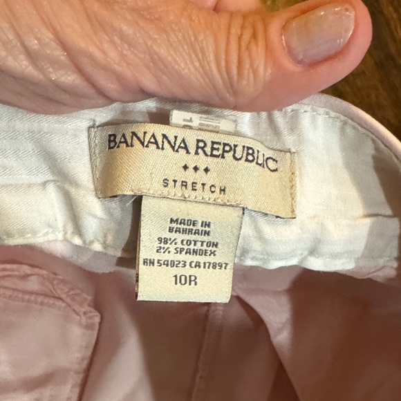 Banana Republic Light Pink Stretch Wide Leg Pants - Picture 6 of 6